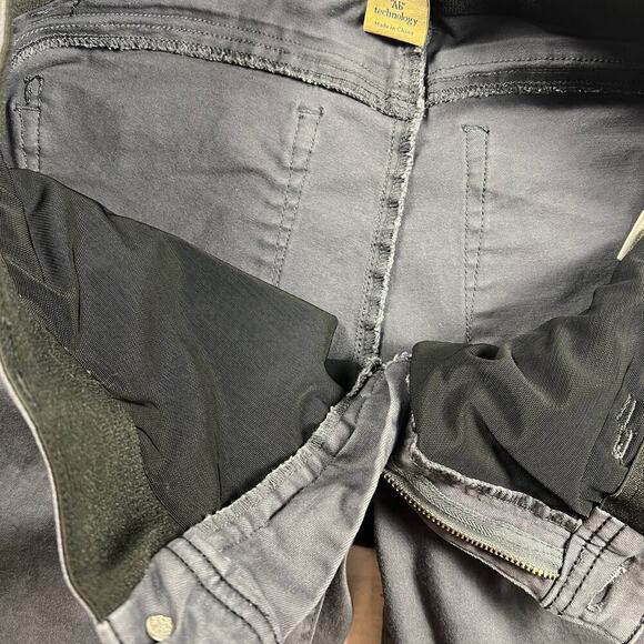 Democracy Twill Slate Gray Tummy Slimming Ankle Jeans Size 10 - Picture 5 of 13